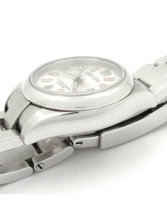 Rolex Watch Oyster Perpetual SS 11 Frames 1 Remaining Frame Roulette Dial Satin main image 4